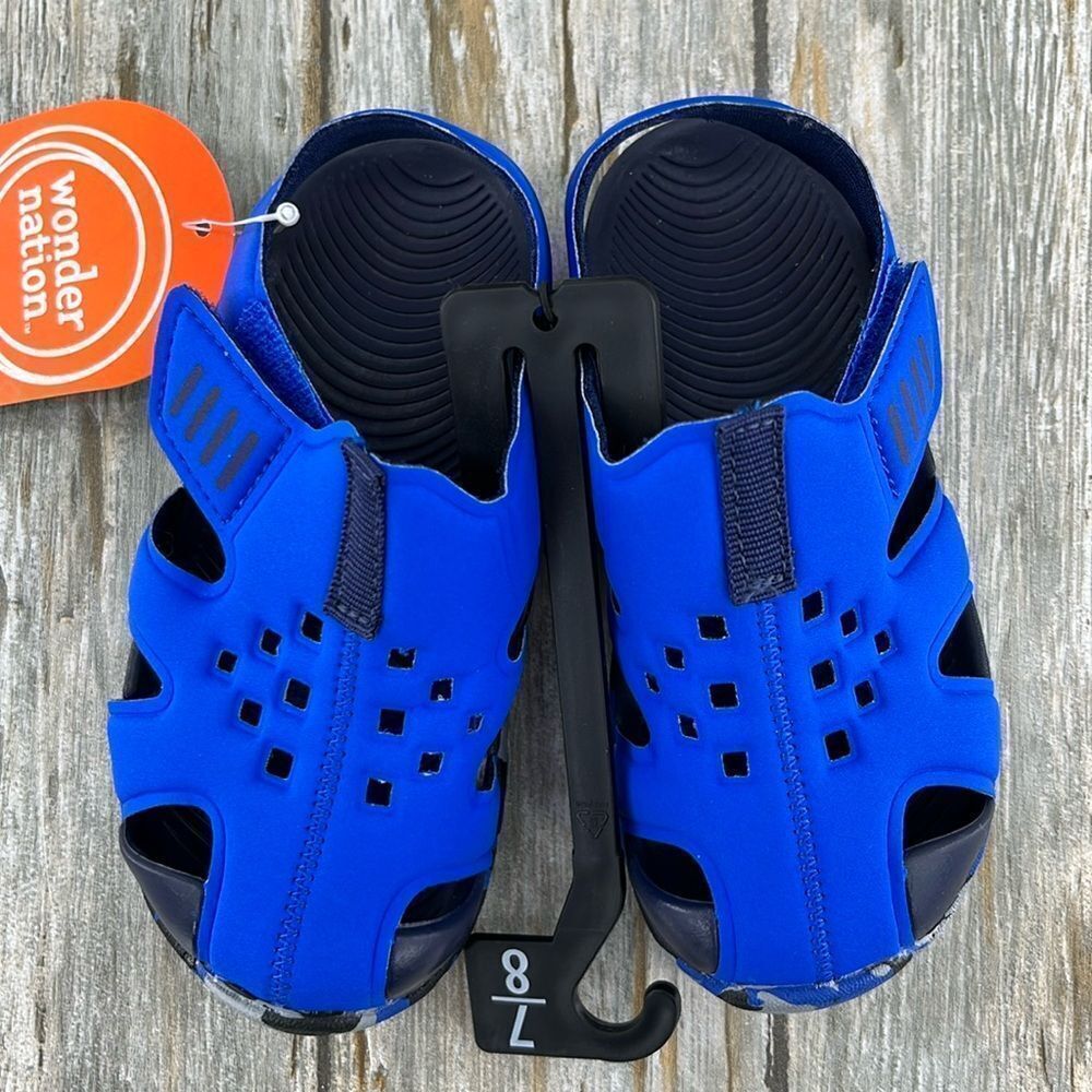 baby Toddler Kids Lightweight Bump Toe Summer Sandals Shoes Size 7-8